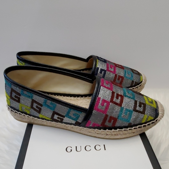Gucci Jacquard GG print Espadrilles - Picture 2 of 10